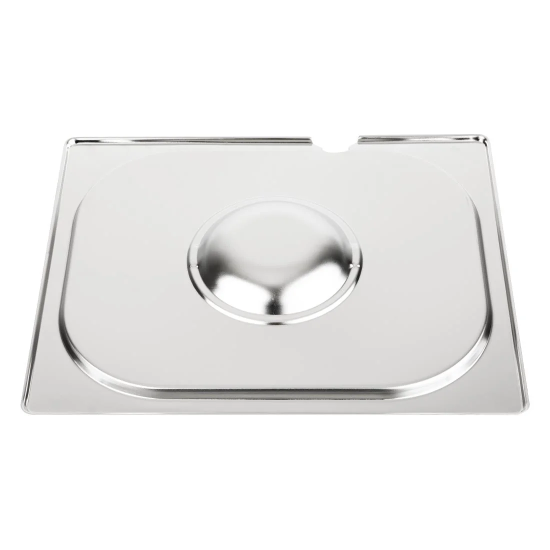 Vogue Stainless Steel 1/2 Gastronorm Notched Lid - Image 6
