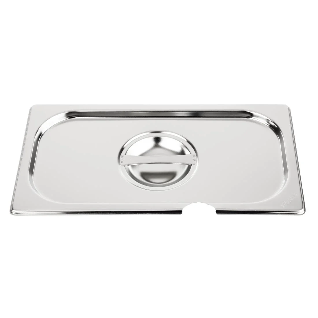 Vogue Stainless Steel 1/3 Gastronorm Notched Lid - Image 5