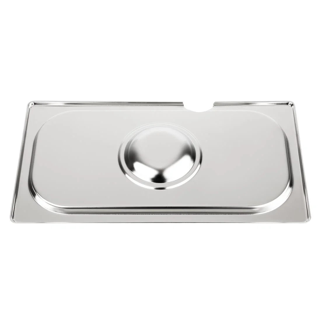 Vogue Stainless Steel 1/3 Gastronorm Notched Lid - Image 6