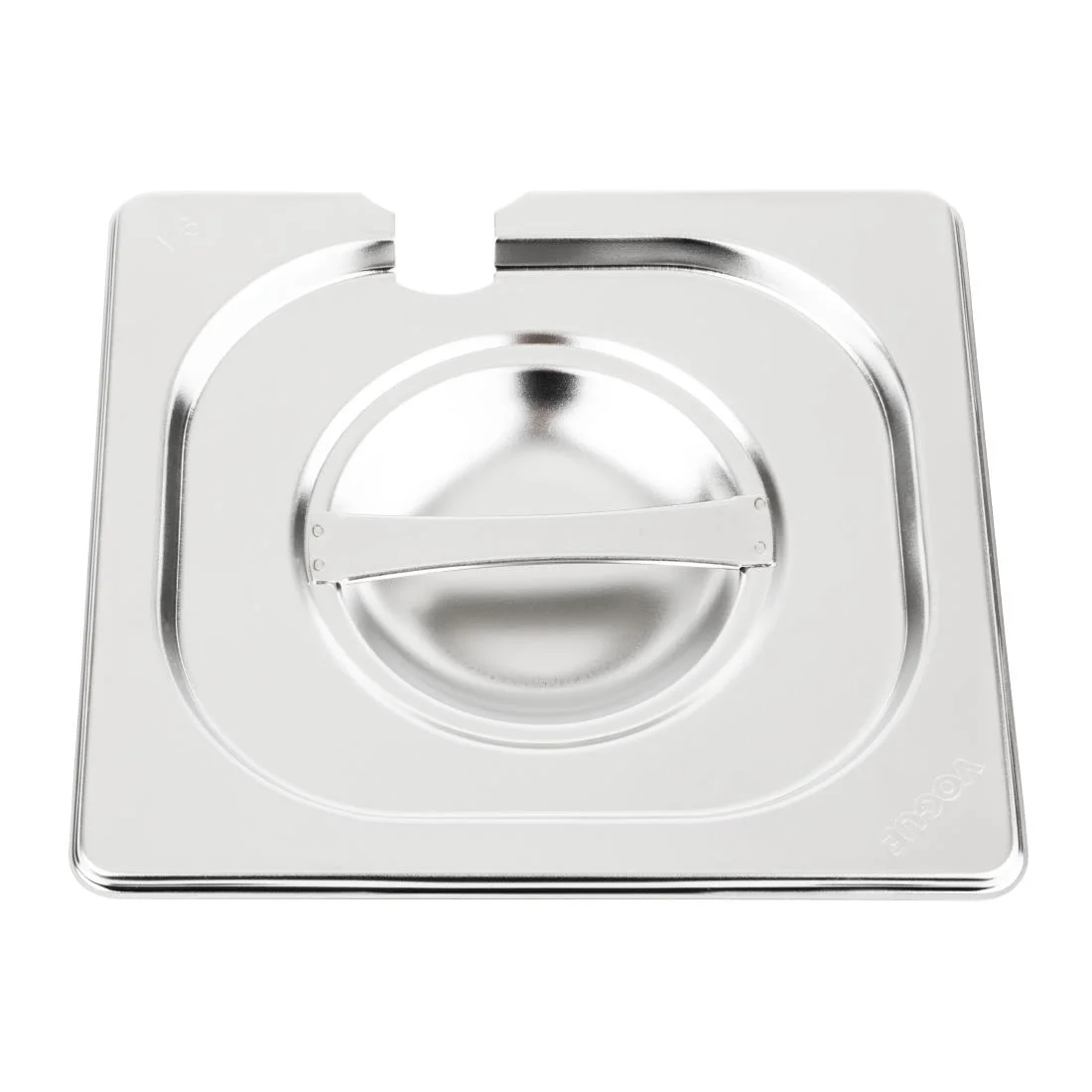 Vogue Stainless Steel 1/6 Gastronorm Notched Lid - Image 5