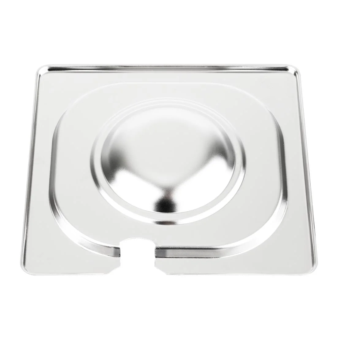 Vogue Stainless Steel 1/6 Gastronorm Notched Lid - Image 6