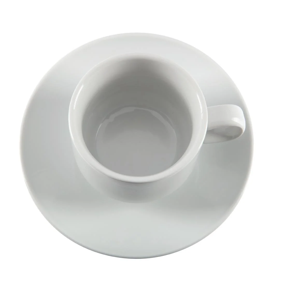 Olympia Whiteware Stacking Tea Cups 200ml 7oz - Image 5