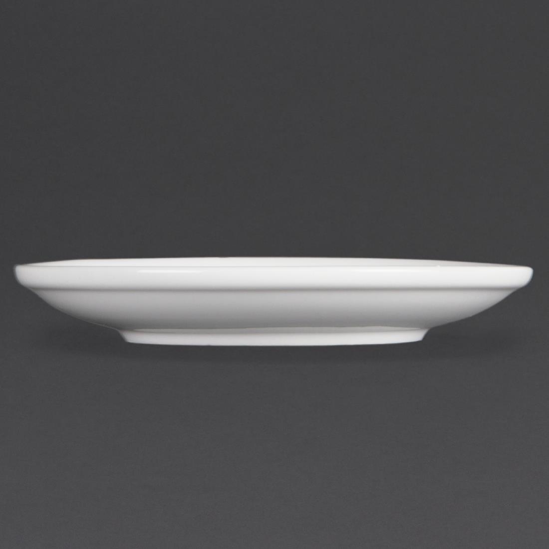 Olympia Whiteware Stacking Saucers