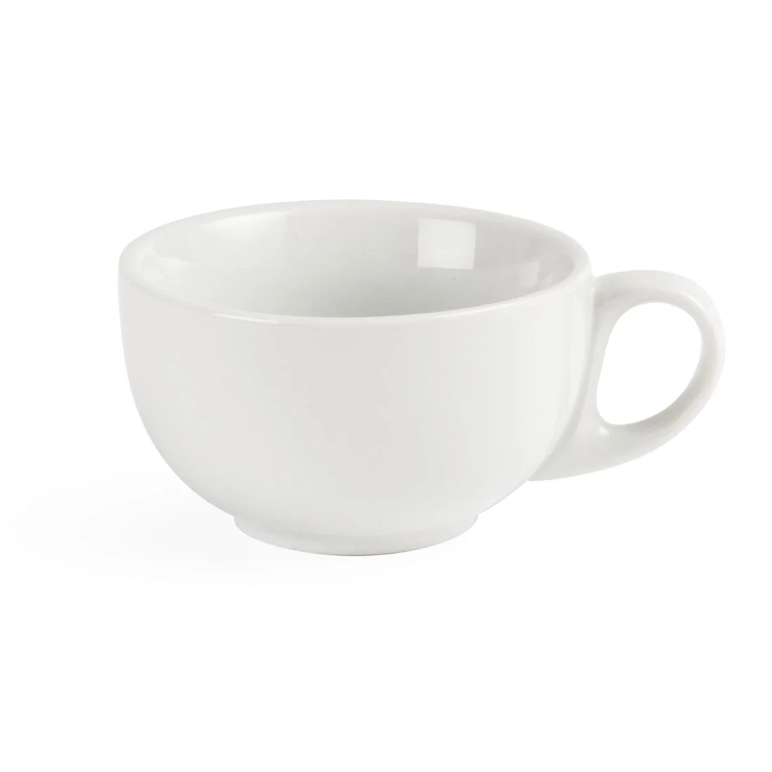 Olympia Whiteware Cappuccino Cups 200ml 7oz - Image 2