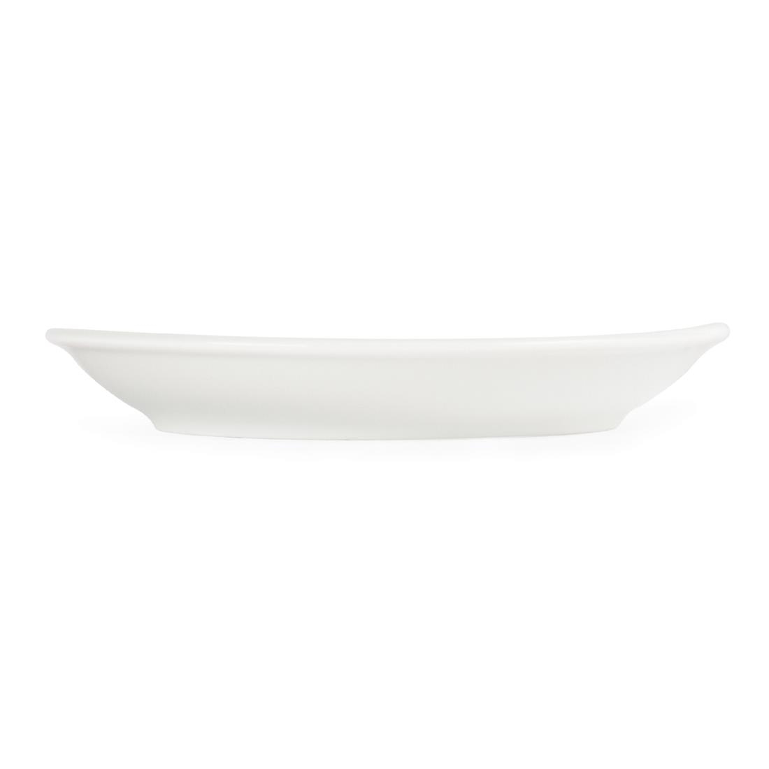 Olympia Whiteware Stacking Espresso Saucers