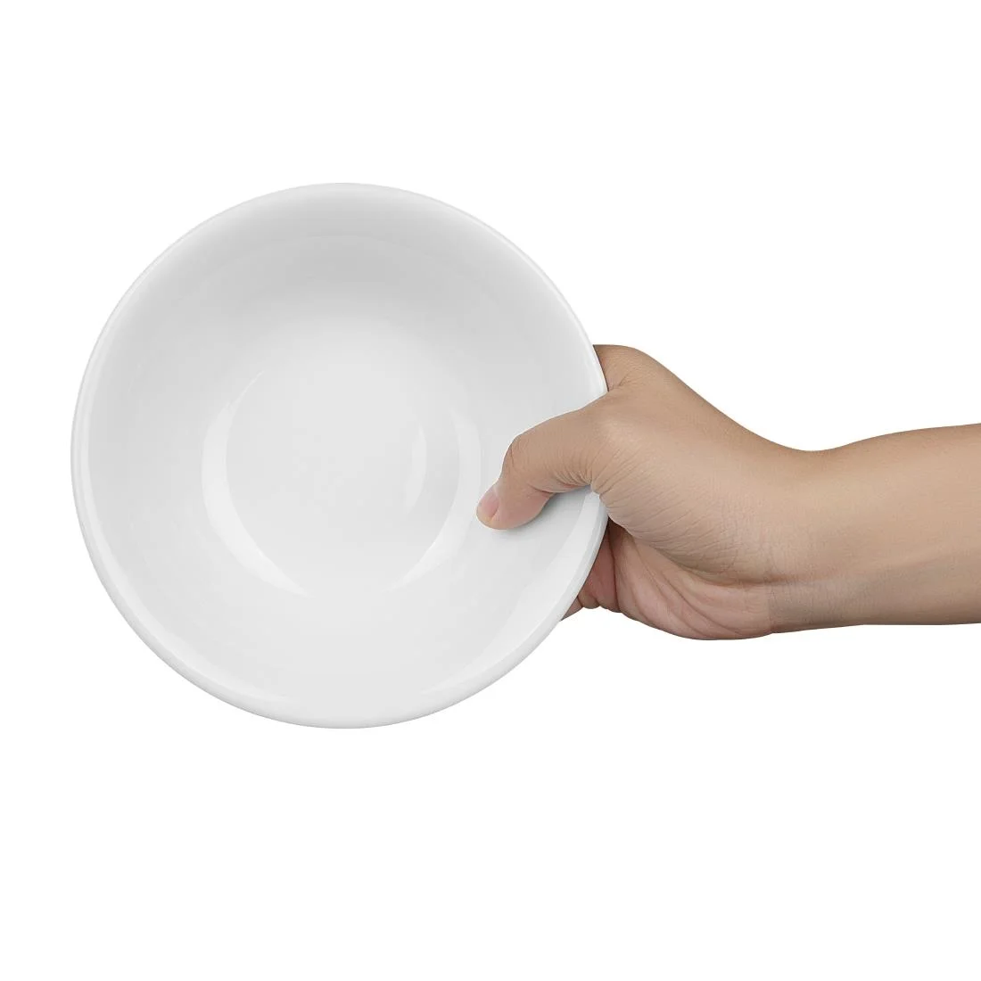 Olympia Whiteware Oatmeal Bowls 150mm - Image 3