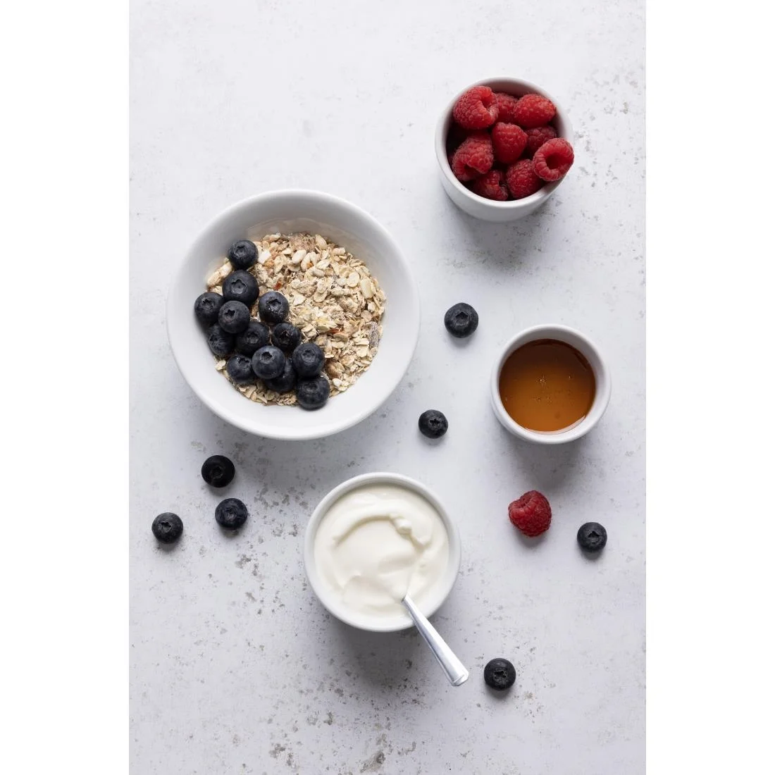 Olympia Whiteware Oatmeal Bowls 150mm - Image 6