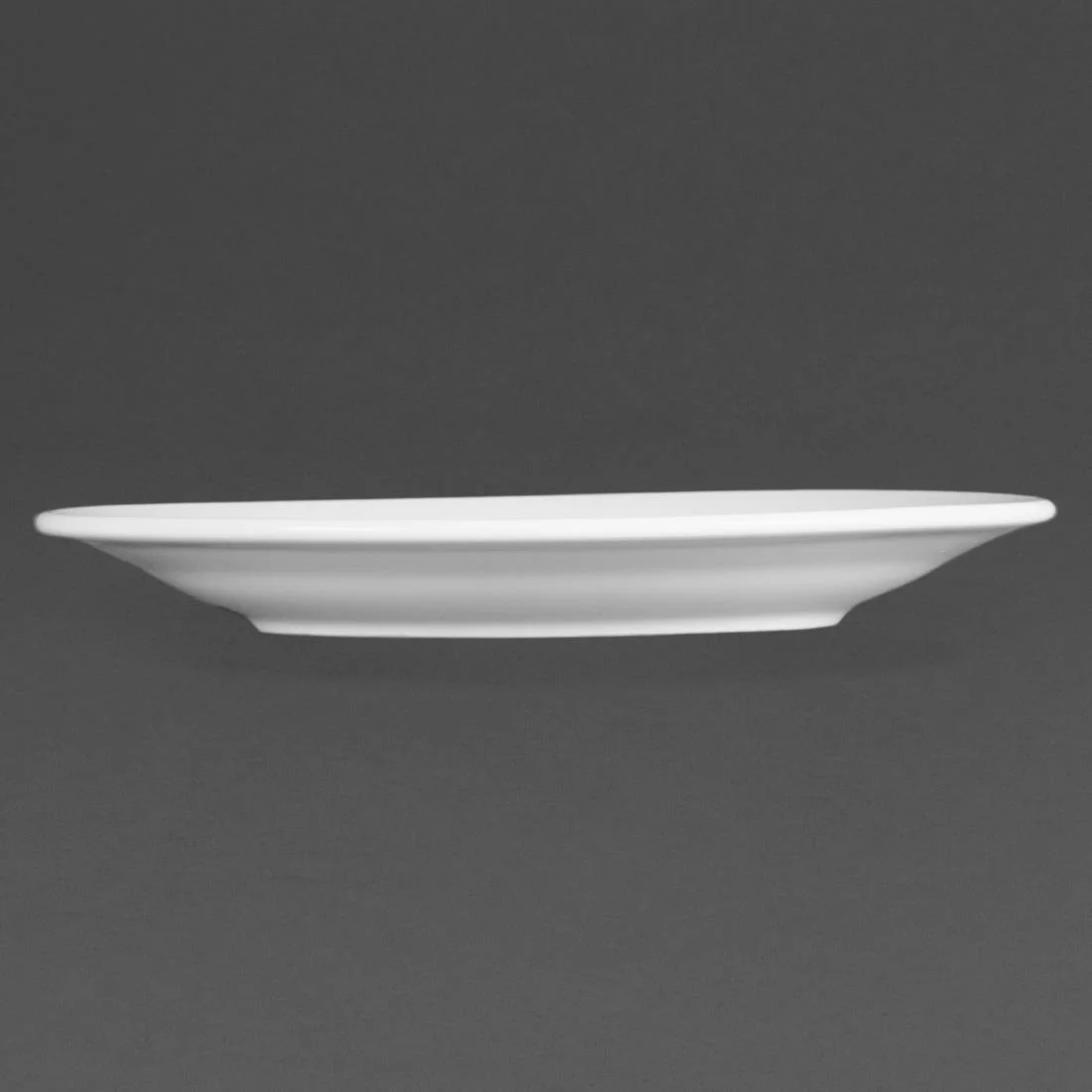 Olympia Whiteware Wide Rimmed Plates 165mm - Image 3