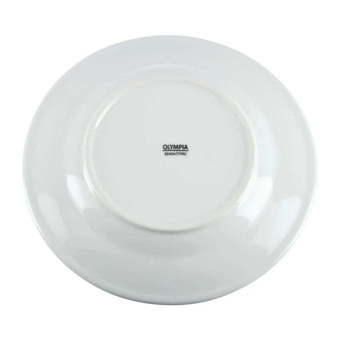 Olympia Whiteware Wide Rimmed Plates 202mm - Image 6