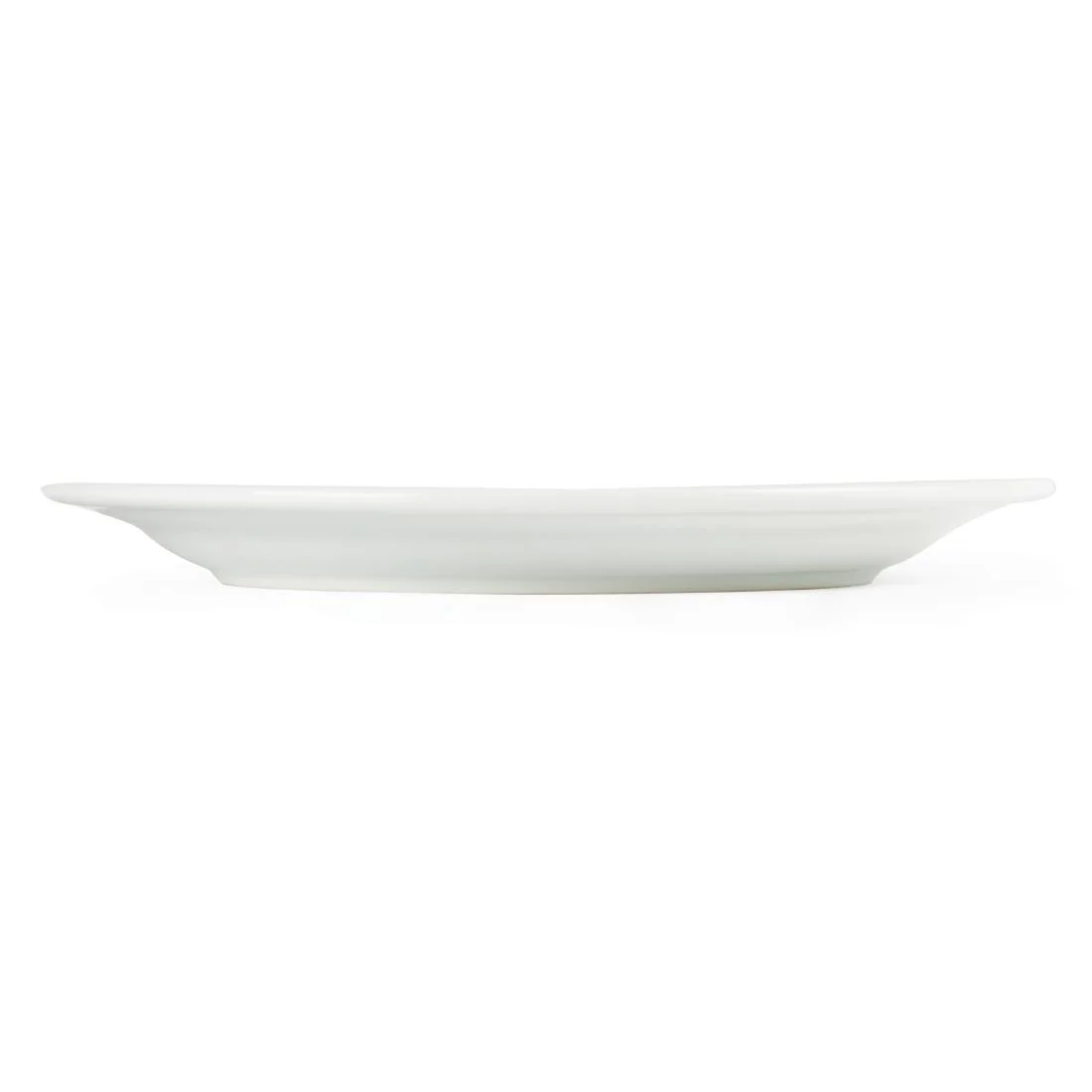 Olympia Whiteware Wide Rimmed Plates 250mm - Image 4
