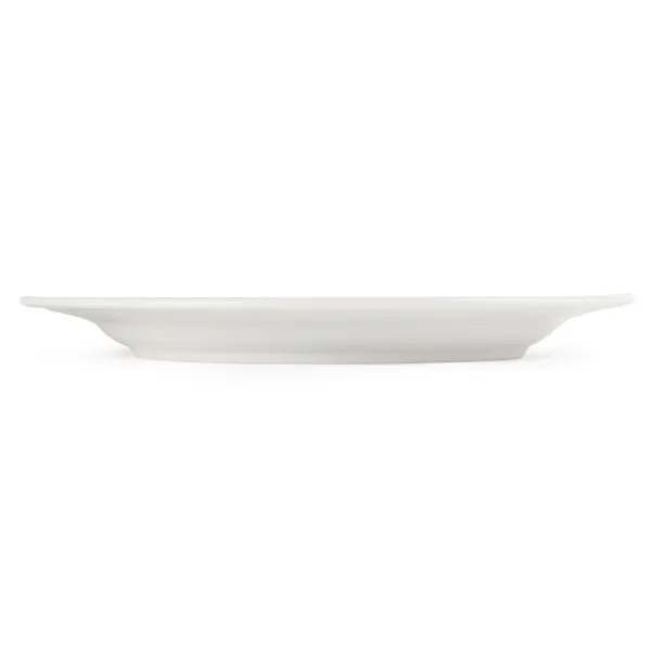 Olympia Whiteware Wide Rimmed Plates 280mm