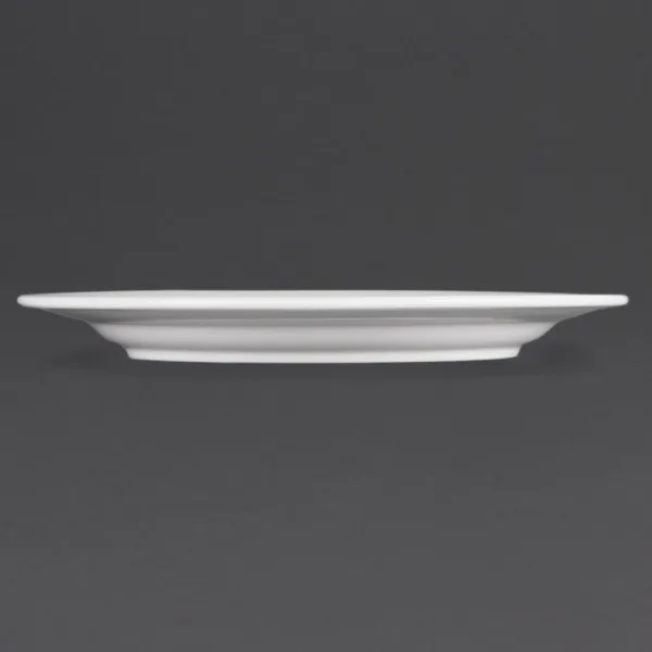 Olympia Whiteware Wide Rimmed Plates 280mm