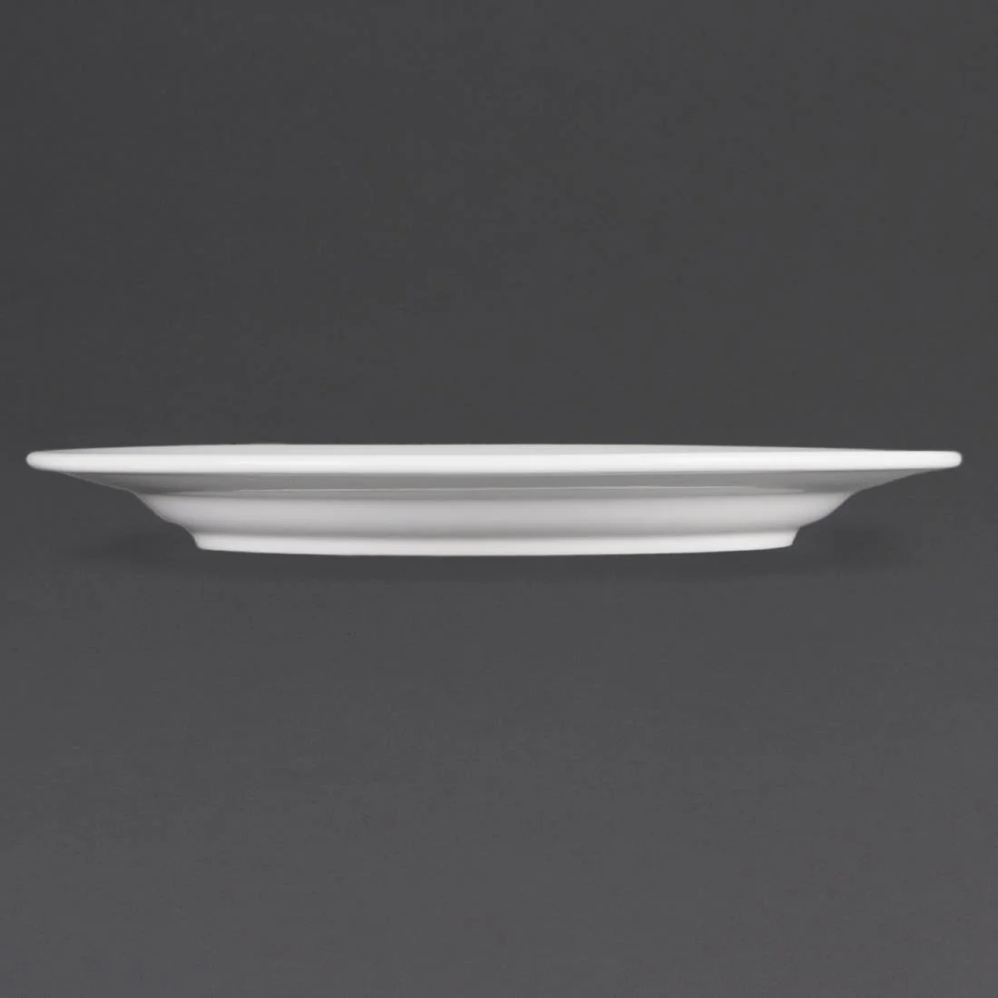 Olympia Whiteware Wide Rimmed Plates 280mm - Image 6