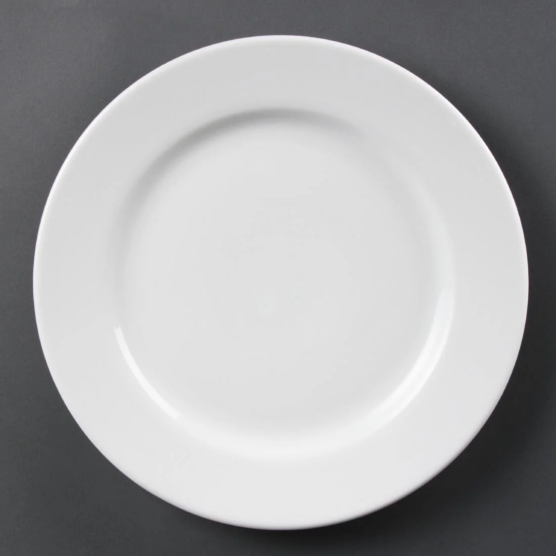 Olympia Whiteware Wide Rimmed Plates 310mm