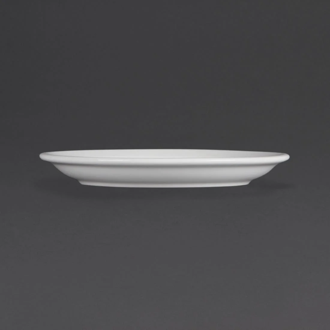 Olympia Whiteware Narrow Rimmed Plates 180mm - Image 5
