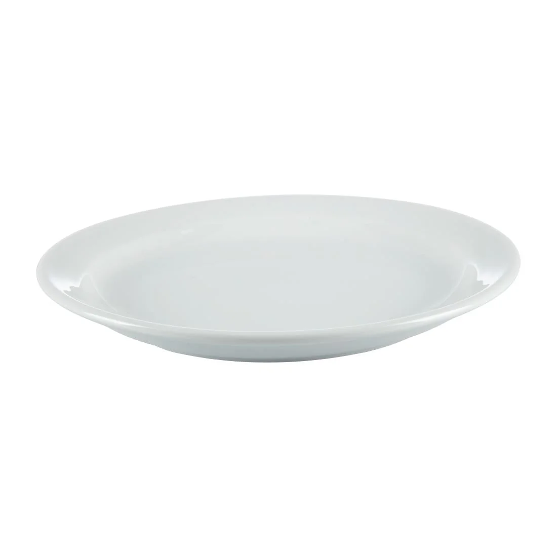 Olympia Whiteware Narrow Rimmed Plates 180mm - Image 6