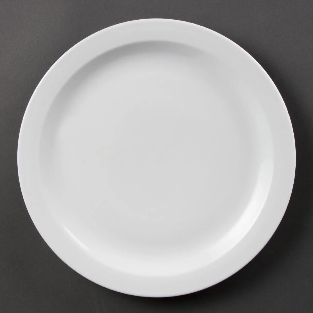 Olympia Whiteware Narrow Rimmed Plates 280mm