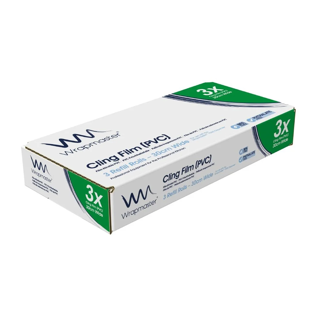Wrapmaster Cling Film 300mm x 100m (Pack of 3) - Image 2