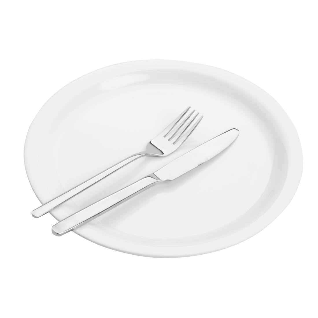 Kristallon Melamine Narrow Rimmed Plates 267mm