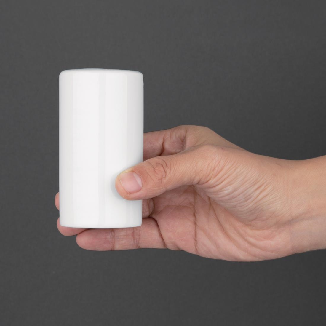 Olympia Whiteware Pepper Shakers 80mm