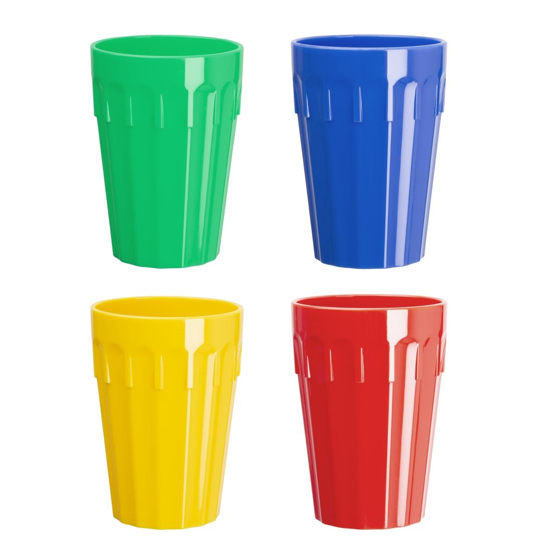 Kristallon Polycarbonate Tumblers Red 260ml