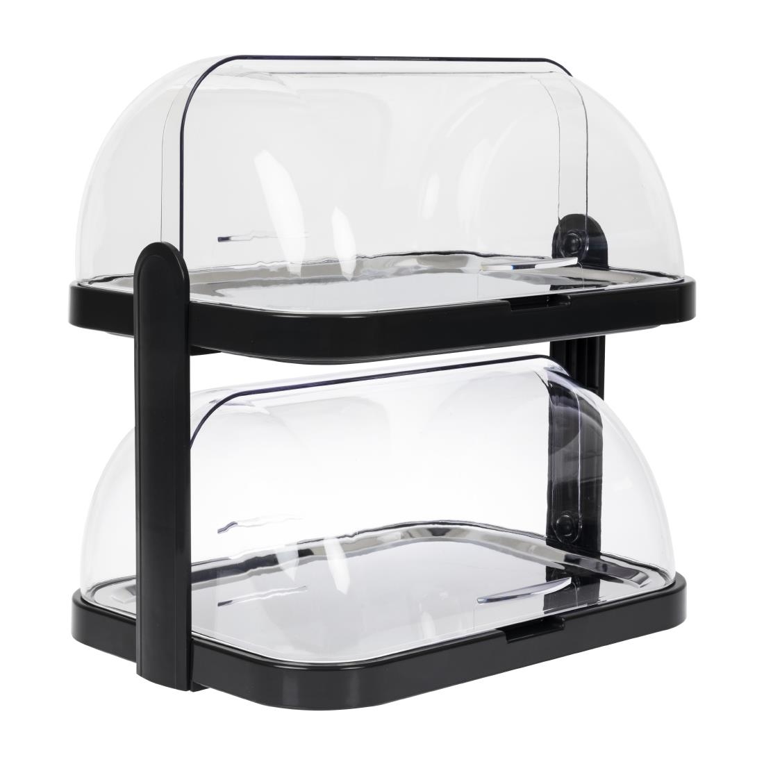 Double Decker Roll Top Cool Display Trays