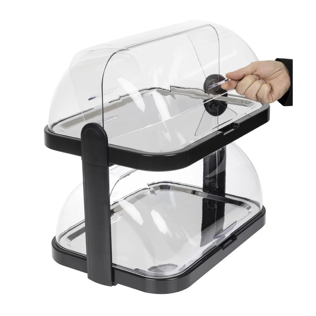 Double Decker Roll Top Cool Display Trays - Image 9