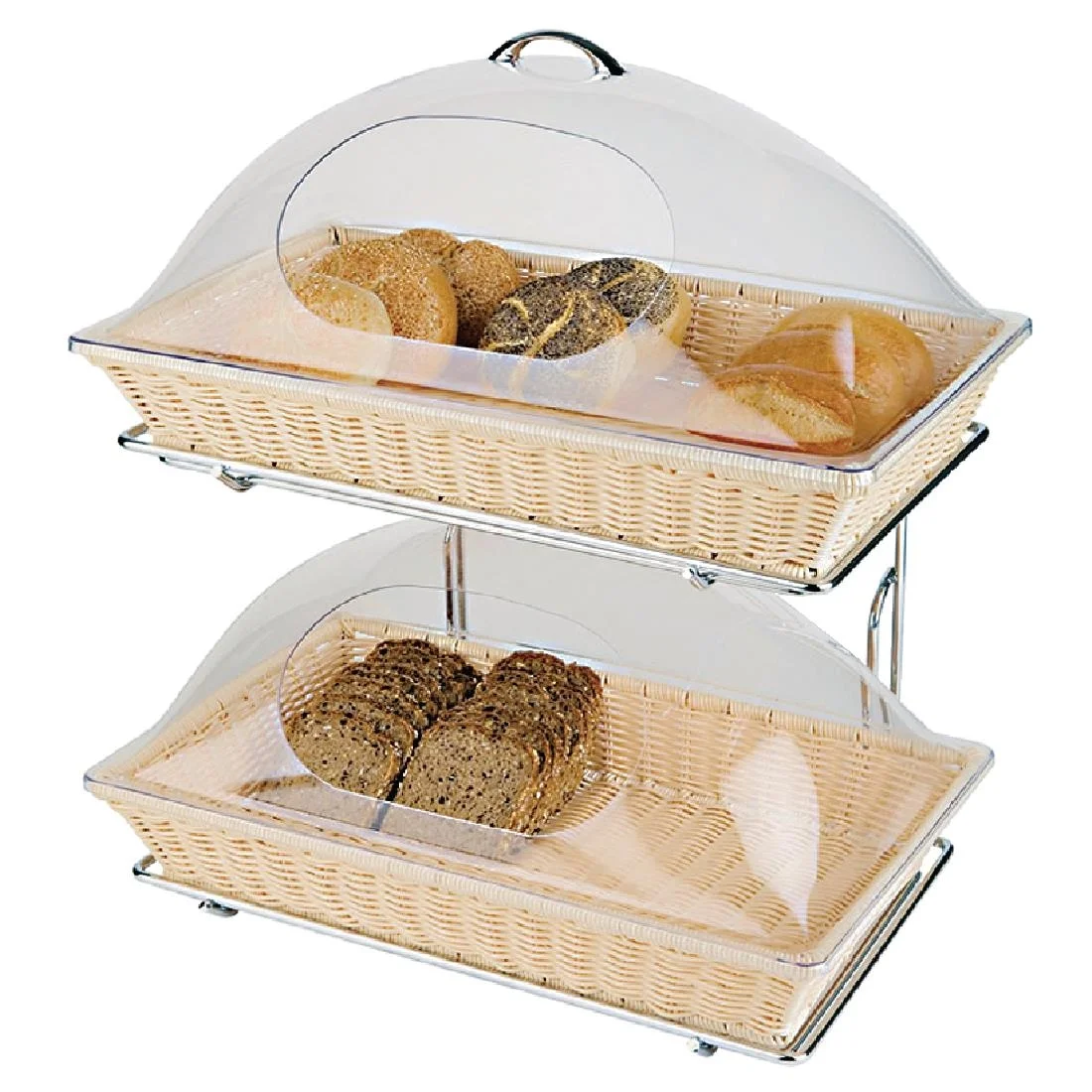 APS 2 Tier Stand 1/1 GN Chrome Plated - Image 2