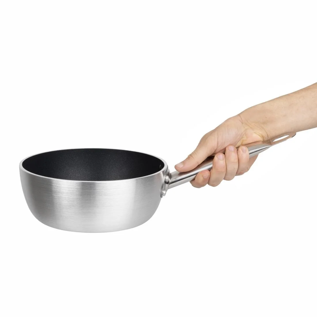 Vogue Non Stick Induction Flared Saute Pan 200mm - Image 7