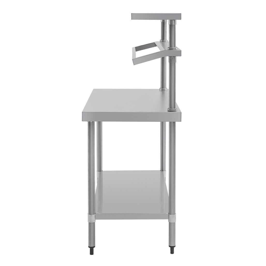 Vogue Stainless Steel Prep Station with Gantry