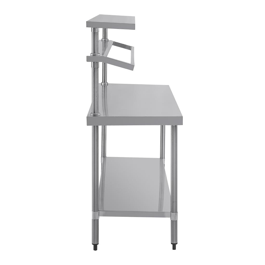 Vogue Stainless Steel Prep Station with Gantry Large
