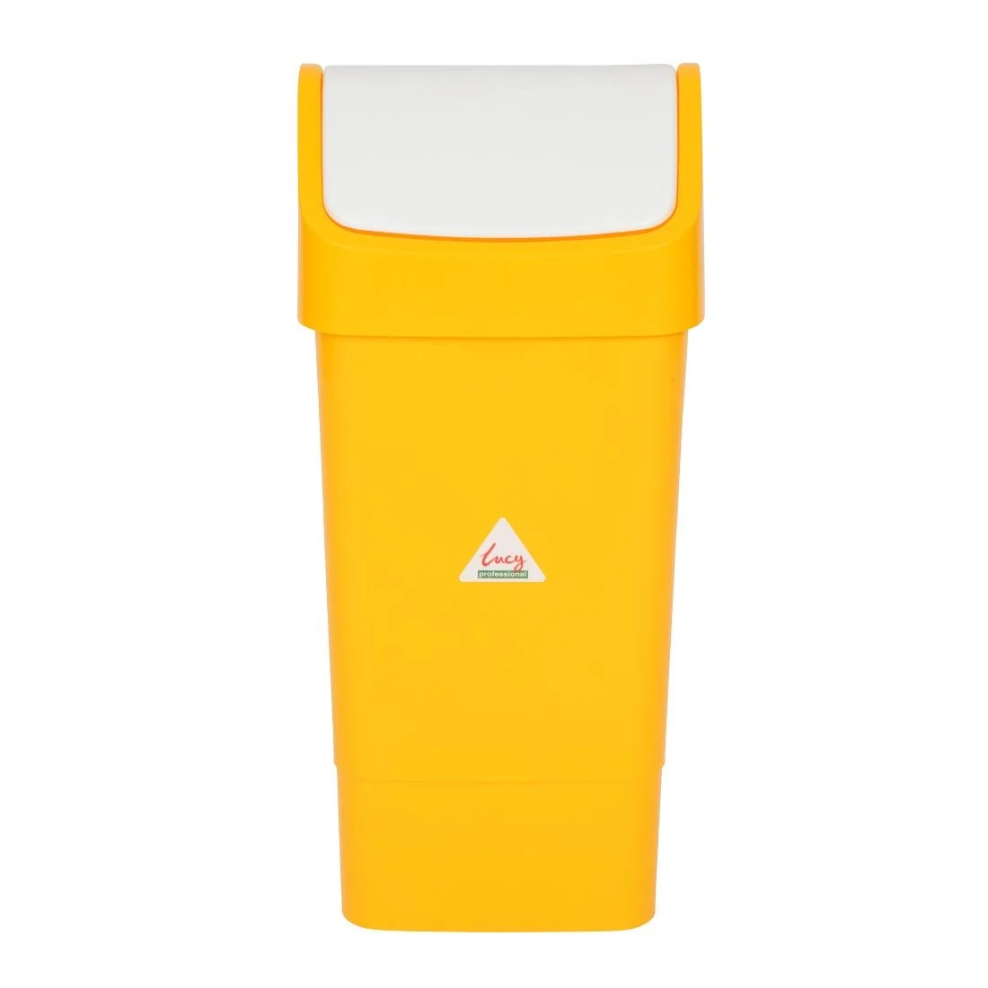 SYR Swing Lid Bin Yellow