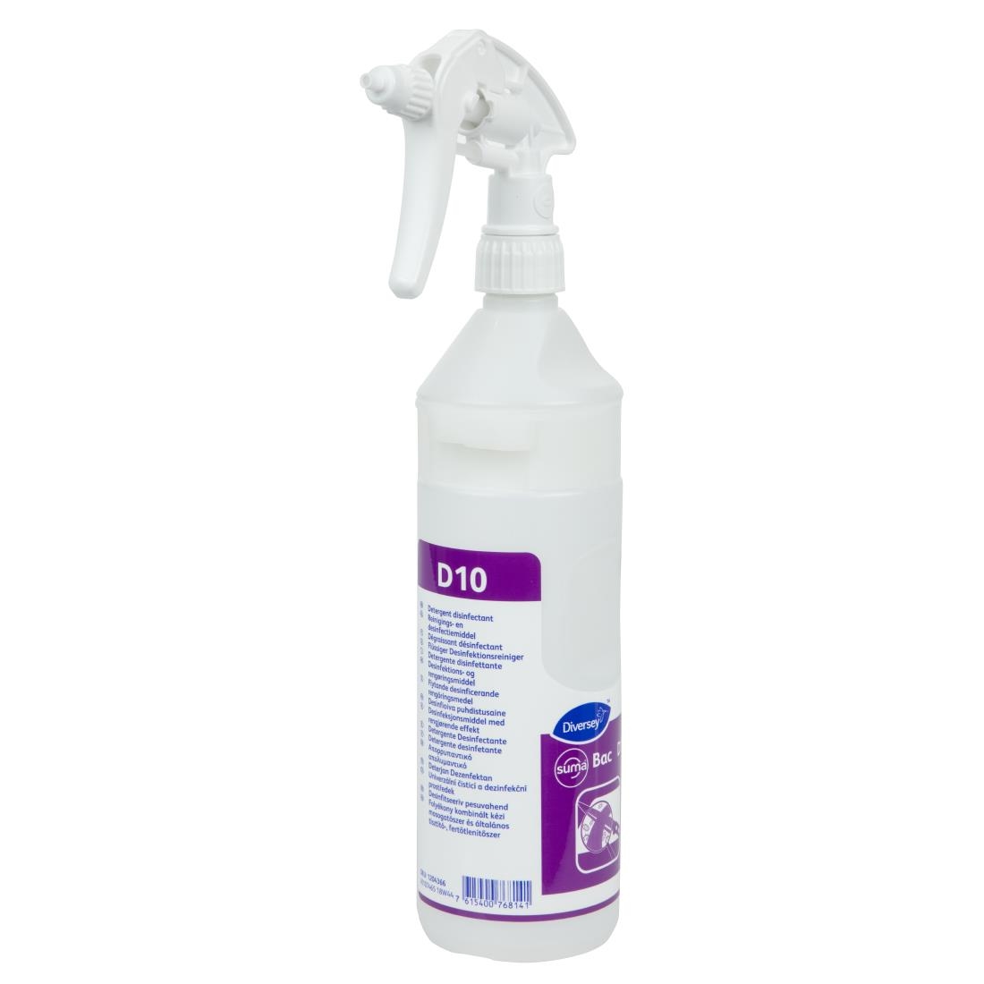 Divermite D10 Cleaner Disinfectant Refill Bottles 750ml (Pack of 2)