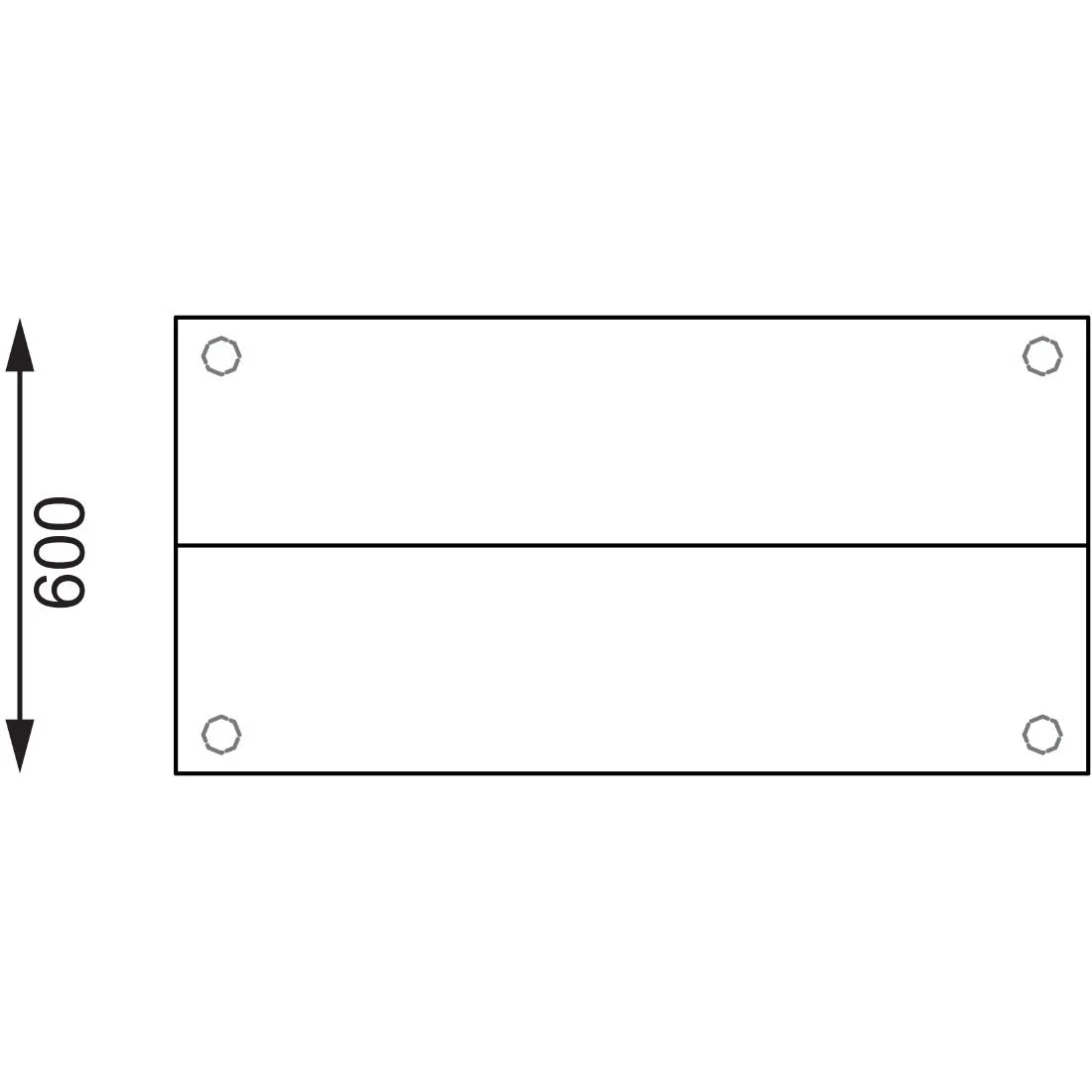 Vogue Stainless Steel Prep Station 1200x600mm - Image 10