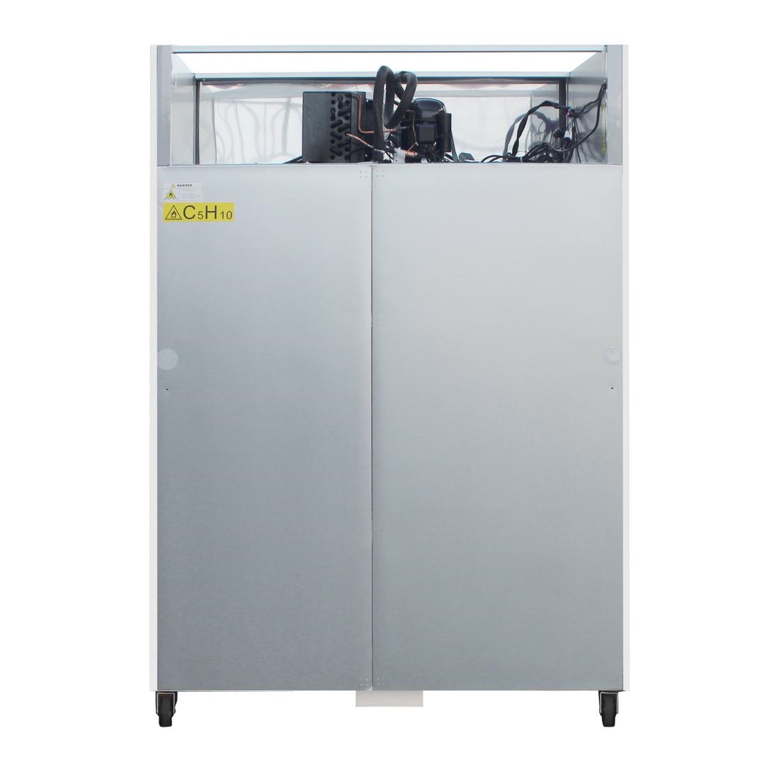Polar Double Door Fridge White 1200Ltr