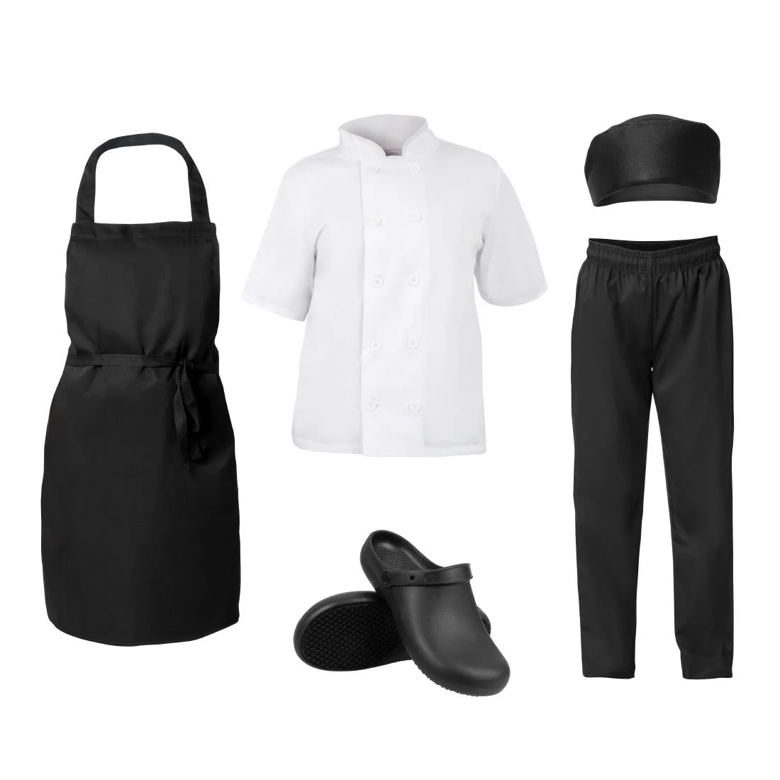 Nisbets Essentials Unisex Chef Clothing Bundle