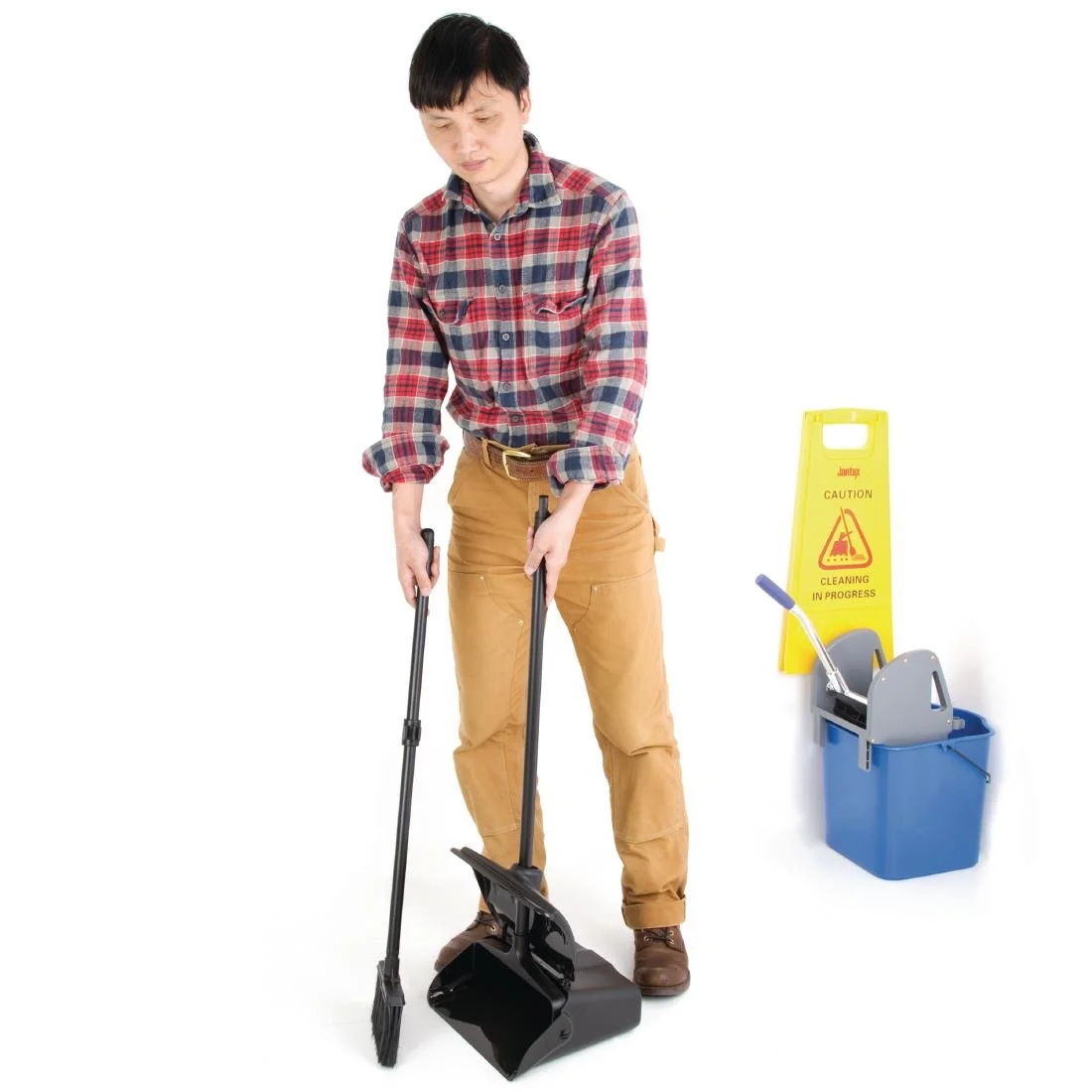 Jantex Lobby Dustpan and Broom - Image 3