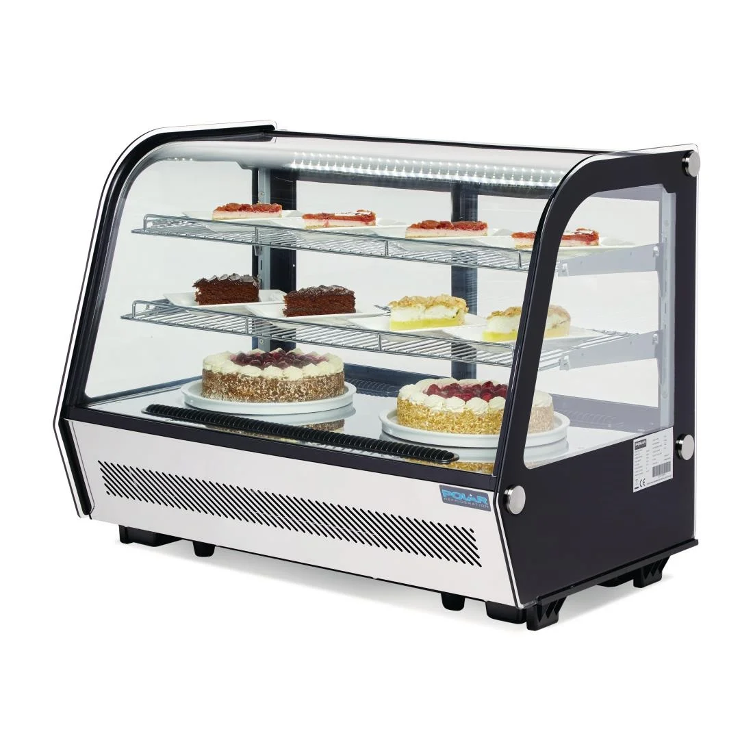 Polar G-Series Energy Efficient Countertop Food Display Fridge Black 160Ltr - Image 11