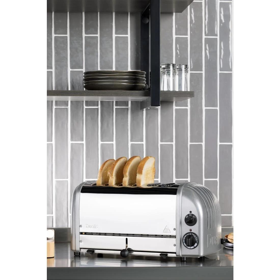 Dualit 6 Slice Vario Toaster Metallic Silver 60147 - Image 4