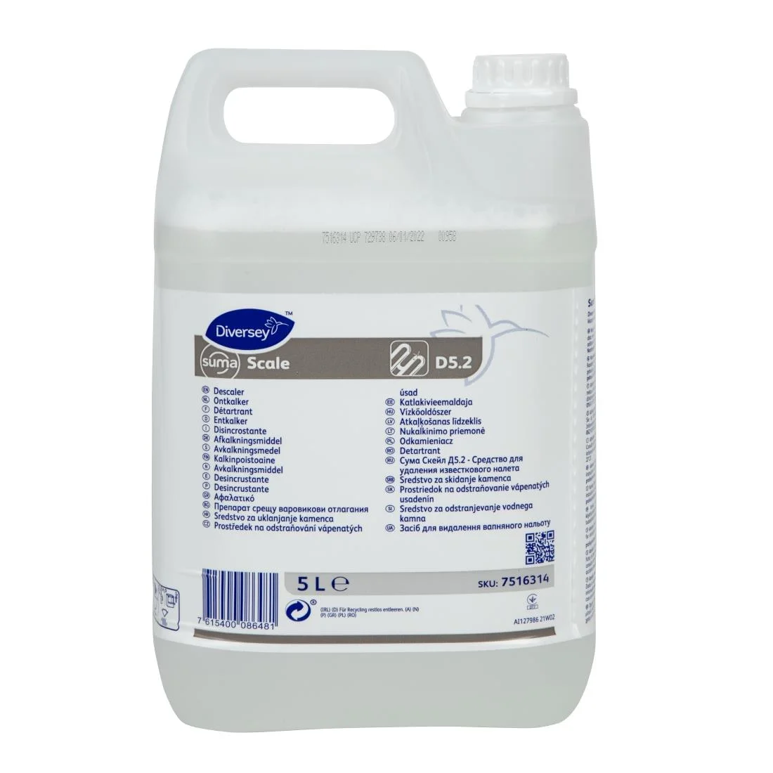 Suma Scale D5.2 Limescale Descaler 5 Litre (Pack of 2)