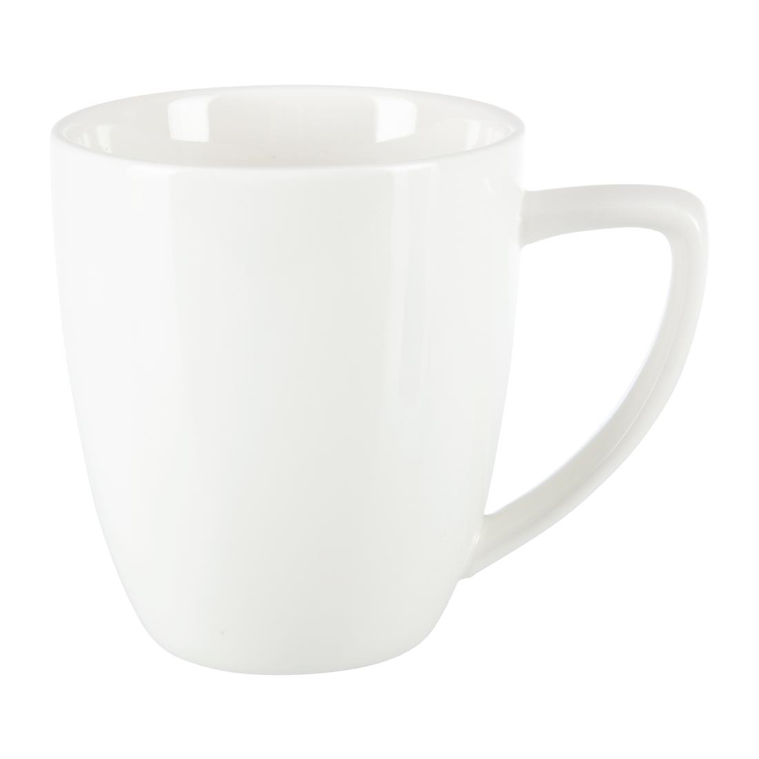 Lumina Fine China Latte Mugs 350ml 12oz