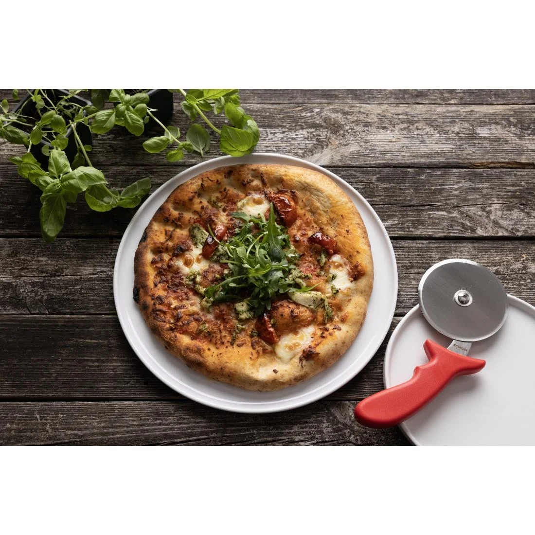 Vogue Pizza Wheel Red 4" - Image 5