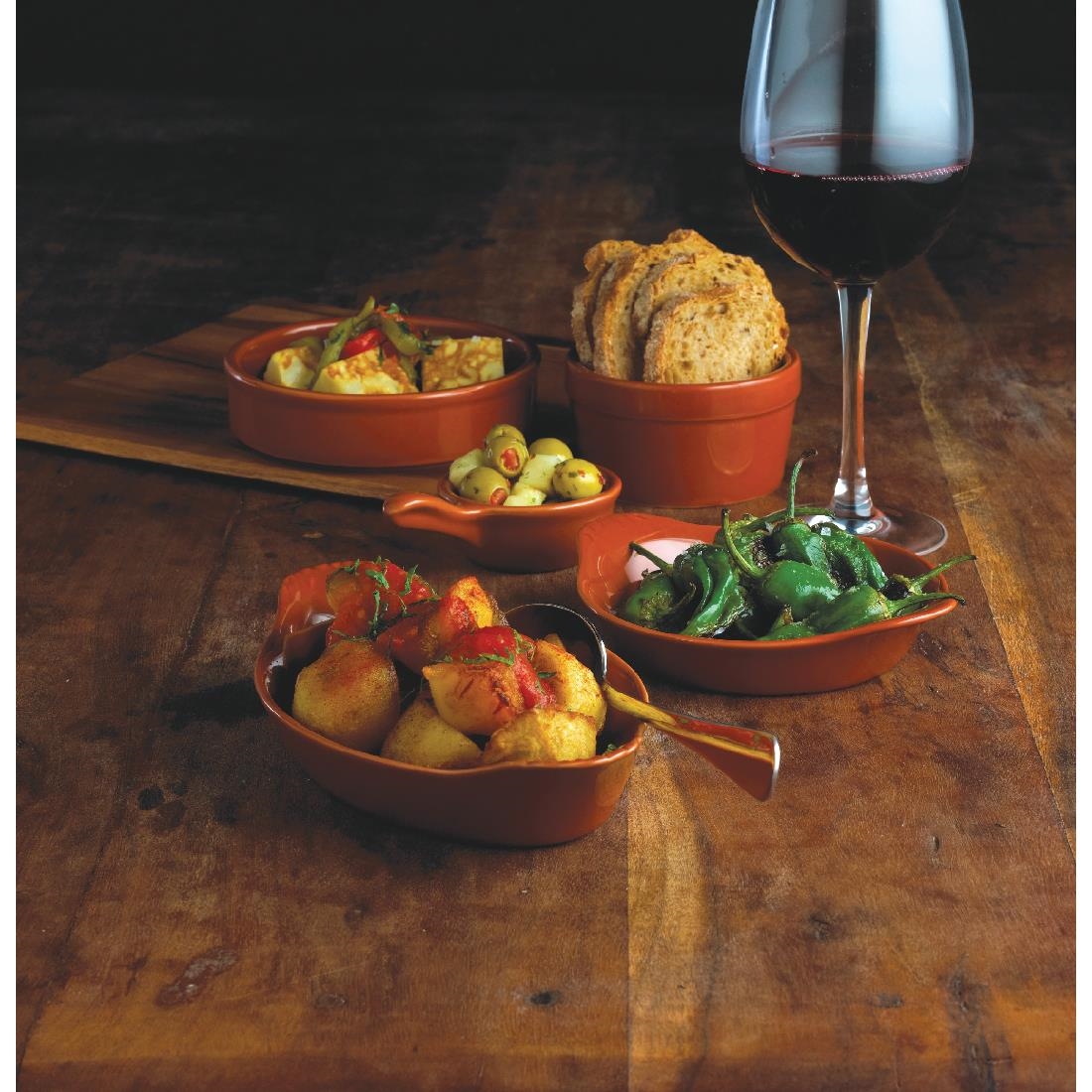 Olympia Rustic Mediterranean Ramekins 77mm