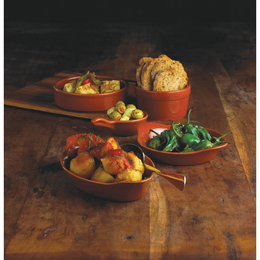 Olympia Rustic Mediterranean Large Dishes 134mm - Image 2