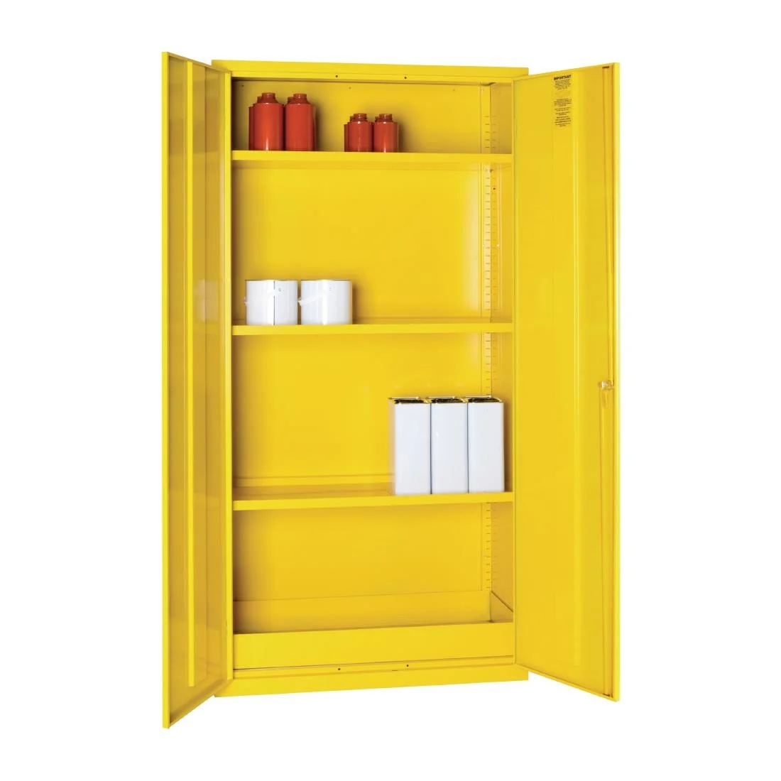 Double Door Hazardous Substance Cabinet 50Ltr - Image 3