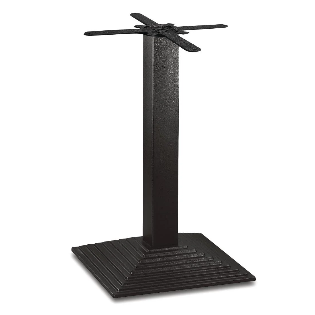 Bolero Cast Iron Step Square Table Base - Image 5