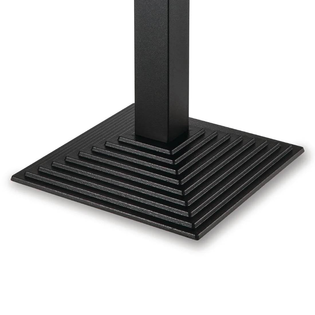 Bolero Cast Iron Step Square Table Base - Image 6