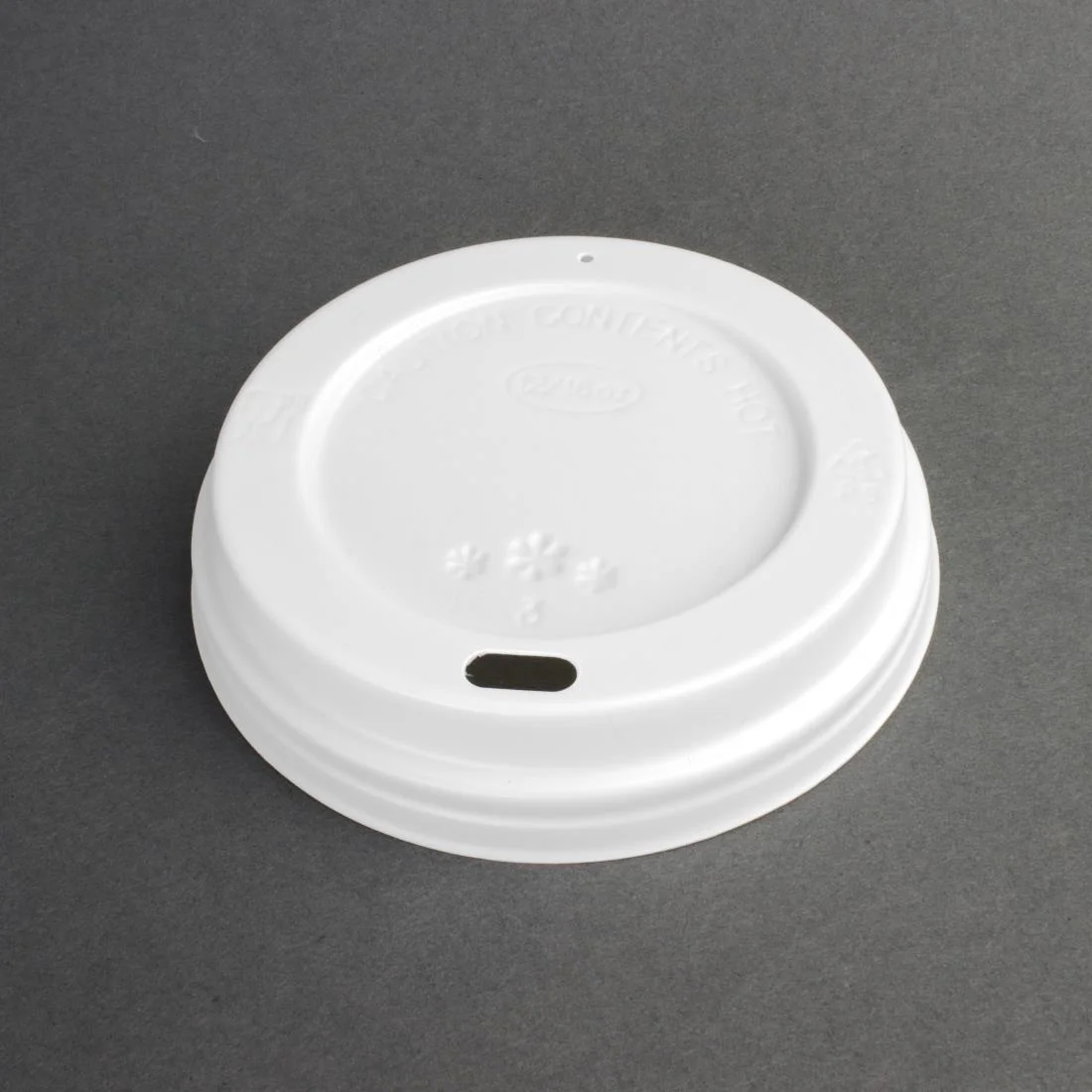 Fiesta Recyclable Coffee Cup Lids White 340ml / 12oz and 455ml / 16oz (Pack of 50)