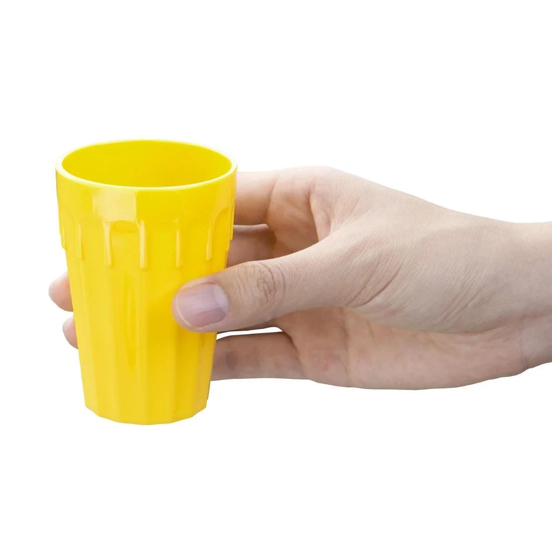 Kristallon Polycarbonate Tumblers Yellow 142ml - Image 4