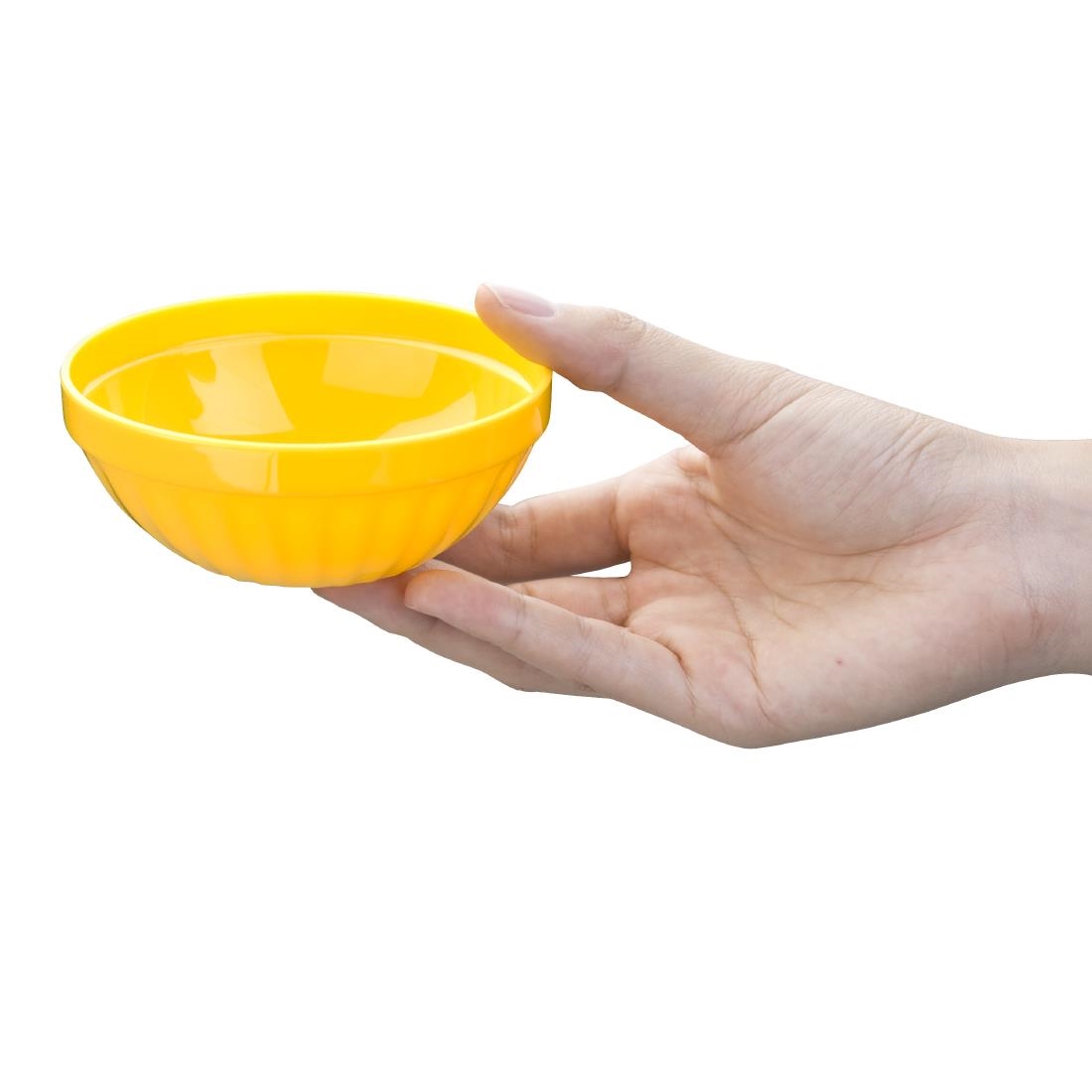Kristallon Polycarbonate Bowls Yellow 102mm